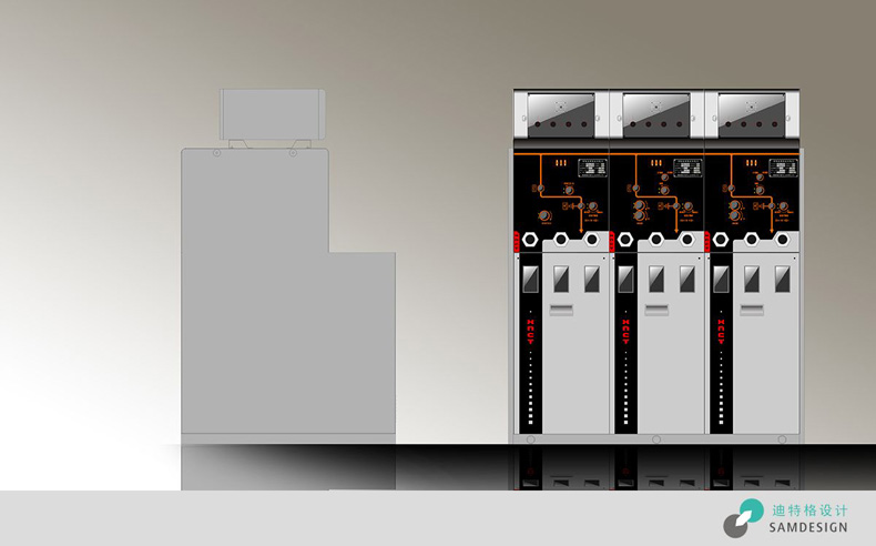 機(jī)電絕緣柜外觀設(shè)計(jì)效果圖